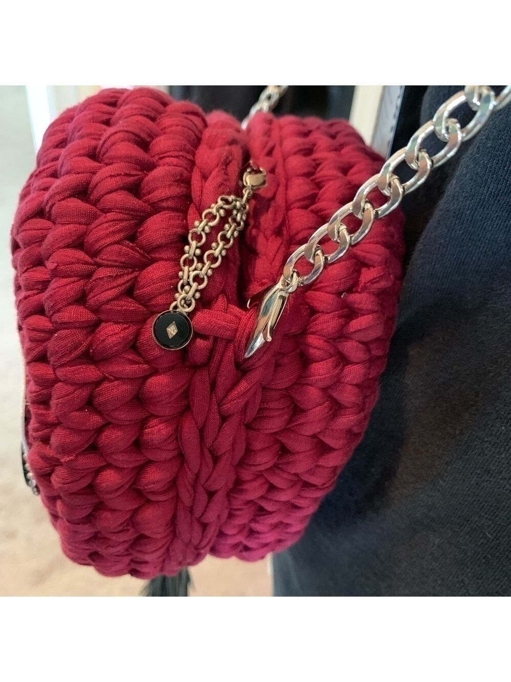Villains Crossbody Purse Disney Upcycled T Shirt Yarn - Picture 6 of 8
